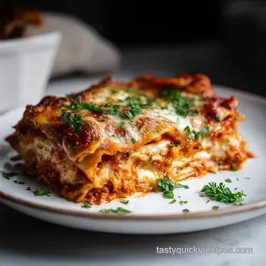 Easy Lasagna Recipe with Ricotta in 1h 5min Recipe Card