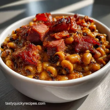 Blackeyed Peas: Classic Smoky Recipe with Ham Hocks