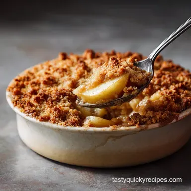 Canned Apples Recipes: The Ultimate Easy Dessert Crumble Recipe Card