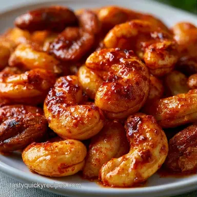 Spicy Nut Snack Mix in 20 Minutes Recipe Card
