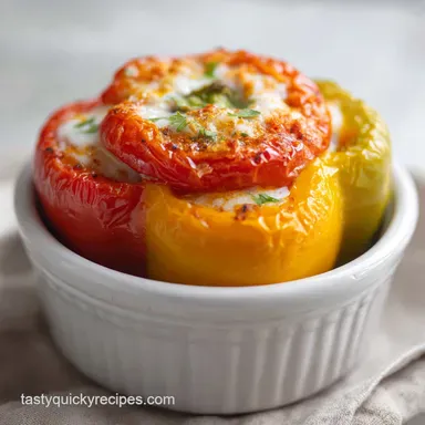 Stuffed Bell Pepper Recipe: Sausage & Rice