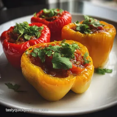 Stuffed Bell Peppers: One-Pan Recipe