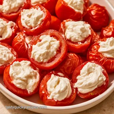 Stuffed Mini Tomatoes in 20 Minutes