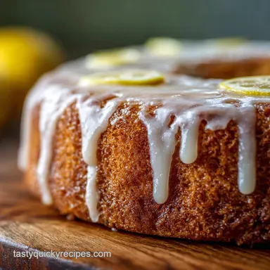 Sugar Free Lemon Cake with Glaze Moist Crumb Zero Carbs