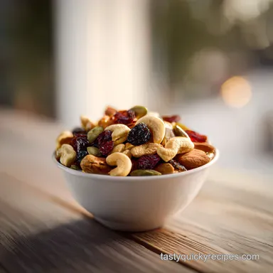 Summer Camping Snack with Trail Mix Roasted in 22 Minutes Recipe Card