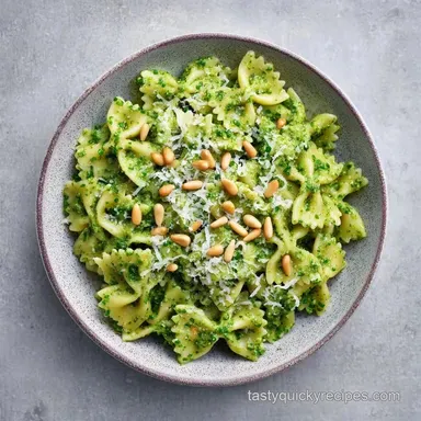 Summer Pesto Pasta Salad in 25 Minutes Recipe Card