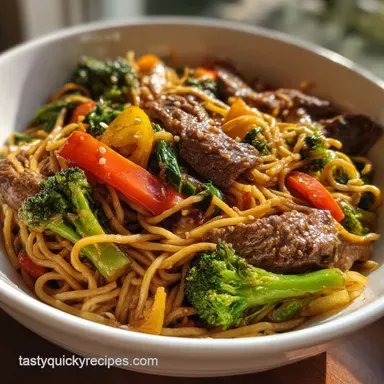 Beef Stir Fry with Noodles Ready in 30 Min: Silky