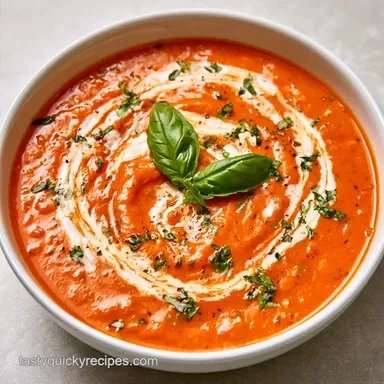 Tomato Basil Soup for 6 Servings