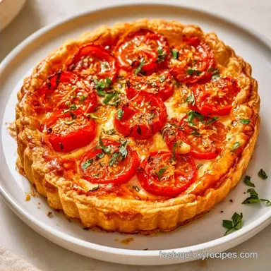Tomato Goat Cheese Tart in 40 Minutes