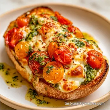 Tomato Mozzarella Sandwich in 15 Minutes