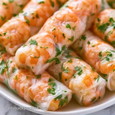 Traditional Vietnamese Salad Rolls (14) Recipe Card