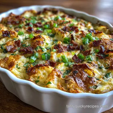 Twice Baked Potato Casserole for 8 Servings