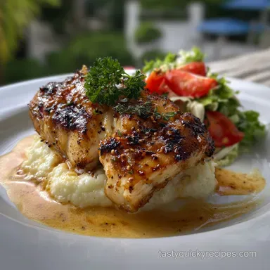Grilled Grouper Recipe: 15 Minute Flaky Perfection Recipe Card