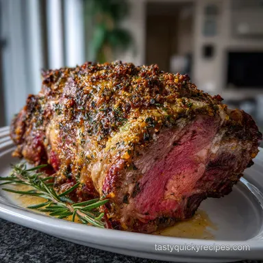 Rib Roast Recipe: The Ultimate Herb-Crusted Prime Rib Recipe Card