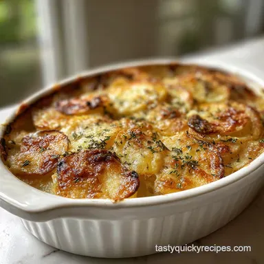 Au Gratin Potatoes Recipe: Silky Layers Recipe Card