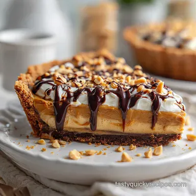 Peanut Butter Pie: No-Bake, Ready in 4 Hours Recipe Card
