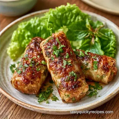 Double Fried Vietnamese Spring Rolls