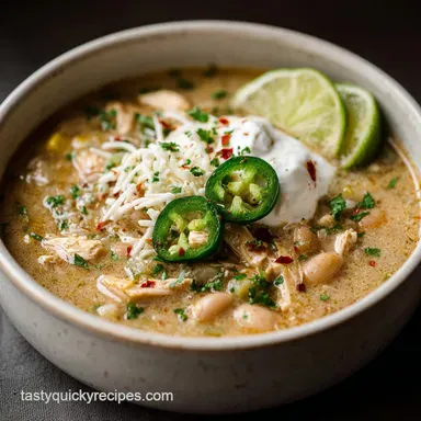 White Chicken Chili Recipe in 40 Minutes