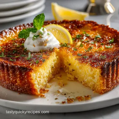 baby lemon impossible pie: Self-Crusting Lemon Tart Magic