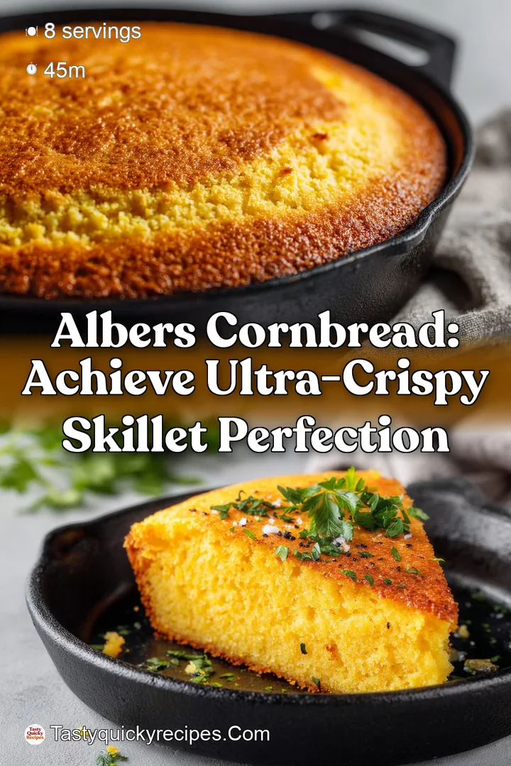 Albers Cornbread: Achieve Ultra-Crispy Skillet Perfection