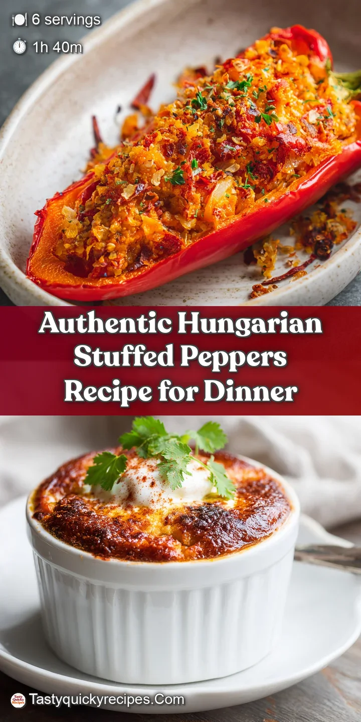 Close-up showing the textural rice filling of a paprika pepper, bright colors, and simmering juices, a promise of deliciou...