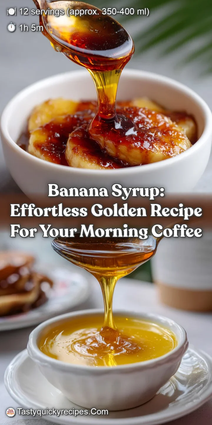 Banana Syrup: Effortless Golden Recipe for Your Morning Coffee
