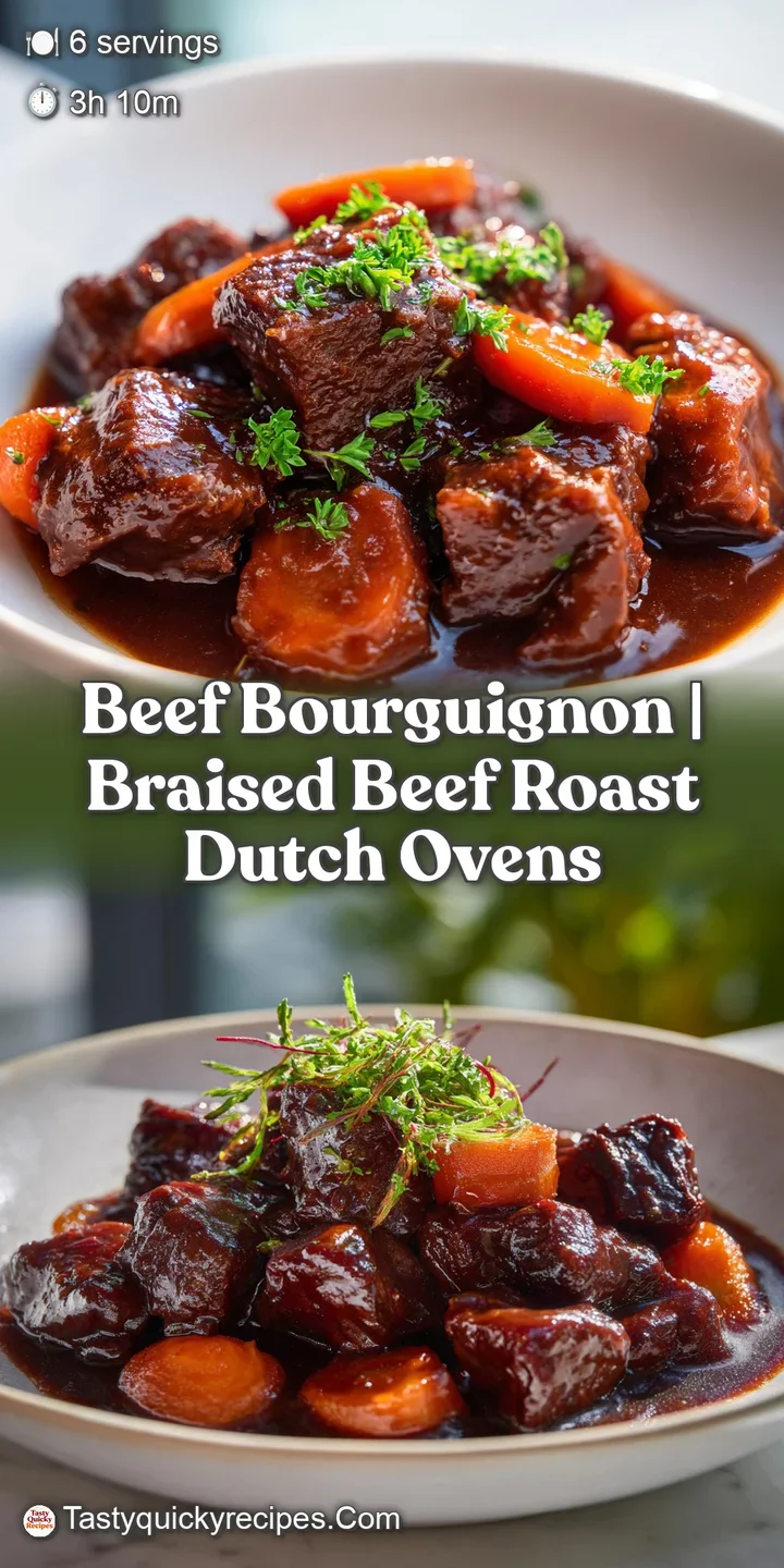 Close-up of succulent, tender beef pieces coated in a thick, shimmering brown glaze with softened garden carrots.