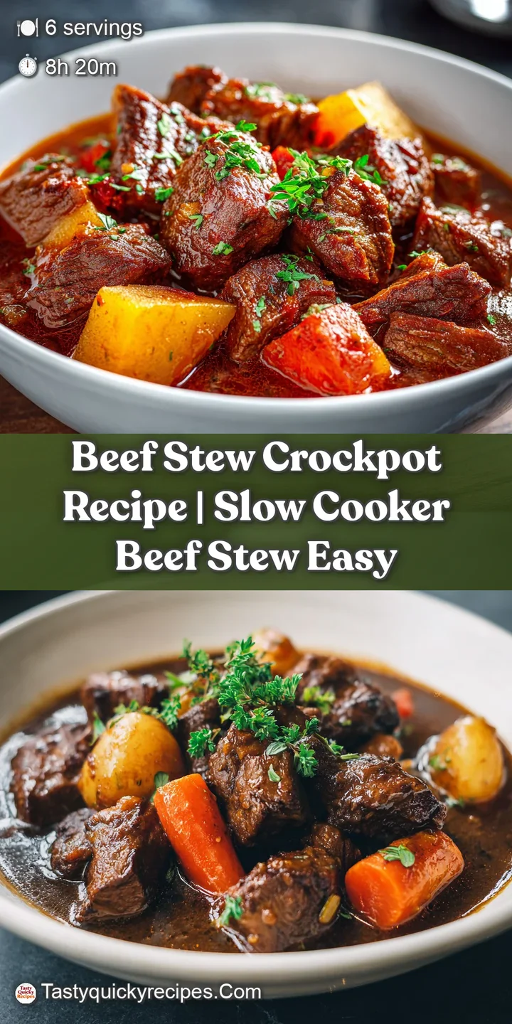 Close-up of succulent beef stew, highlighting the glistening surface of the gravy and the vibrant colors of the vegetables.