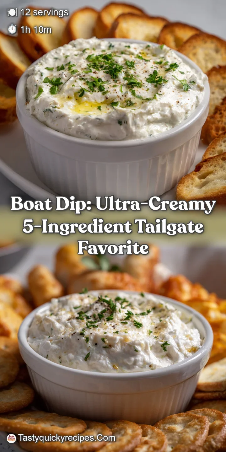 Boat Dip: Ultra-Creamy 5-Ingredient Tailgate Favorite