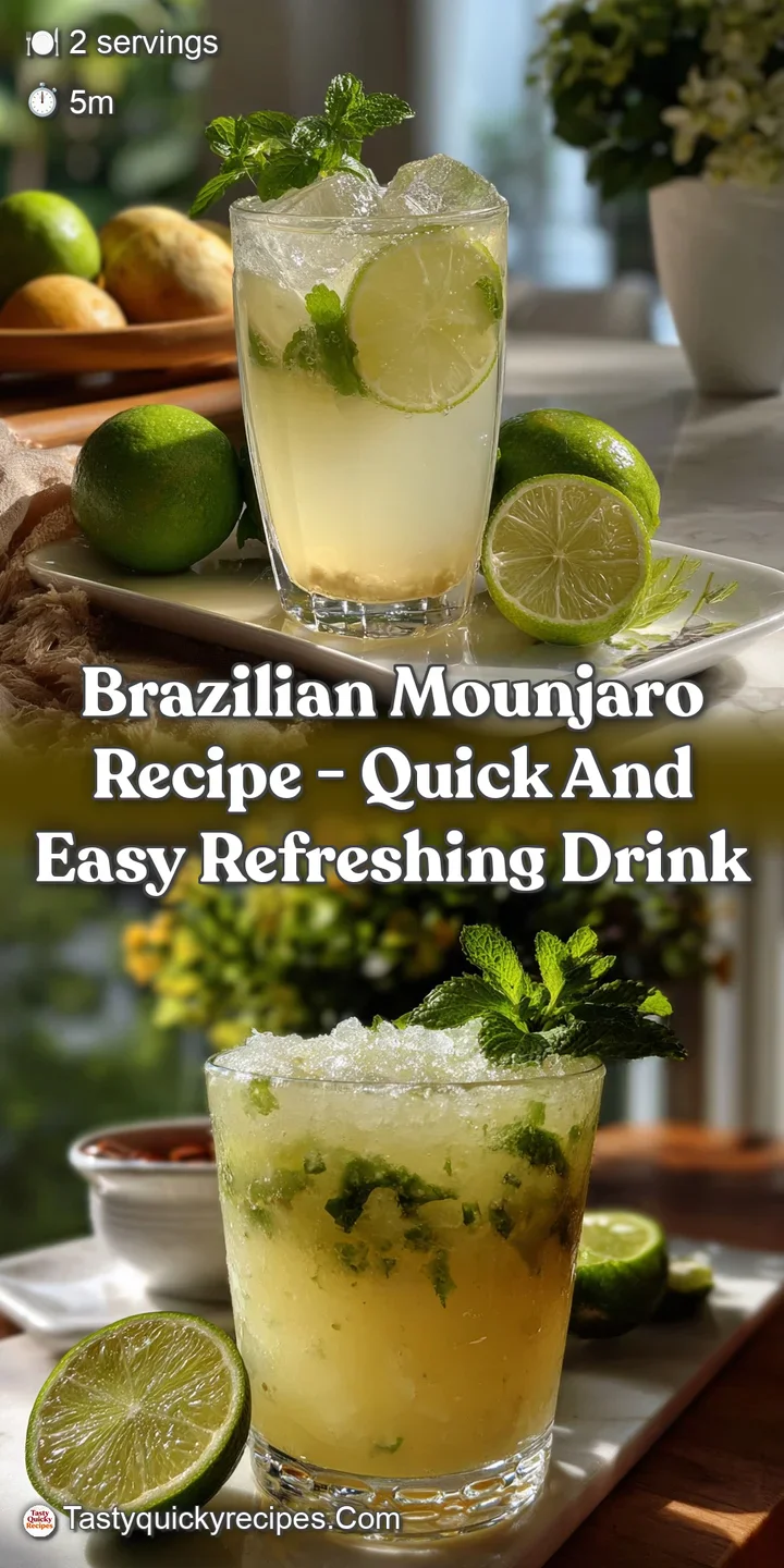 Brazilian Mounjaro Recipe - Quick and Easy Refreshing Drink