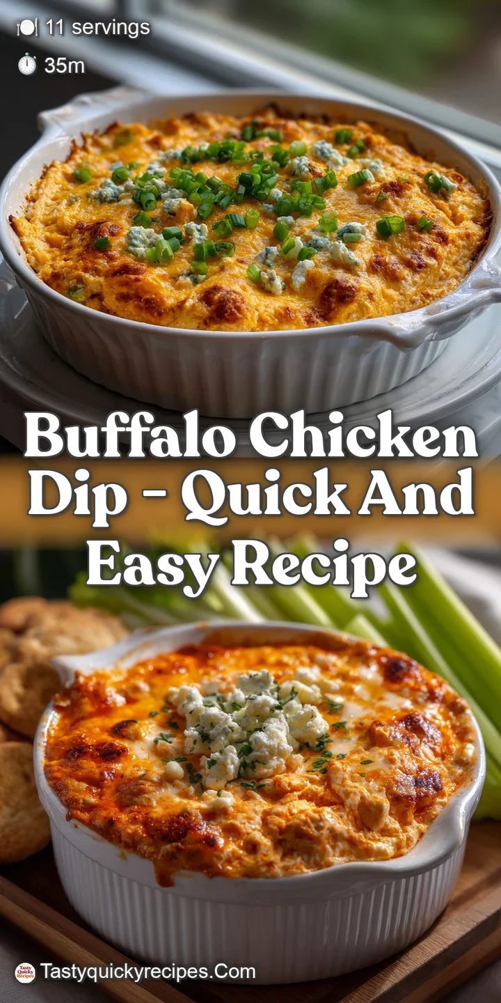 Buffalo Chicken Dip - Quick and Easy Recipe