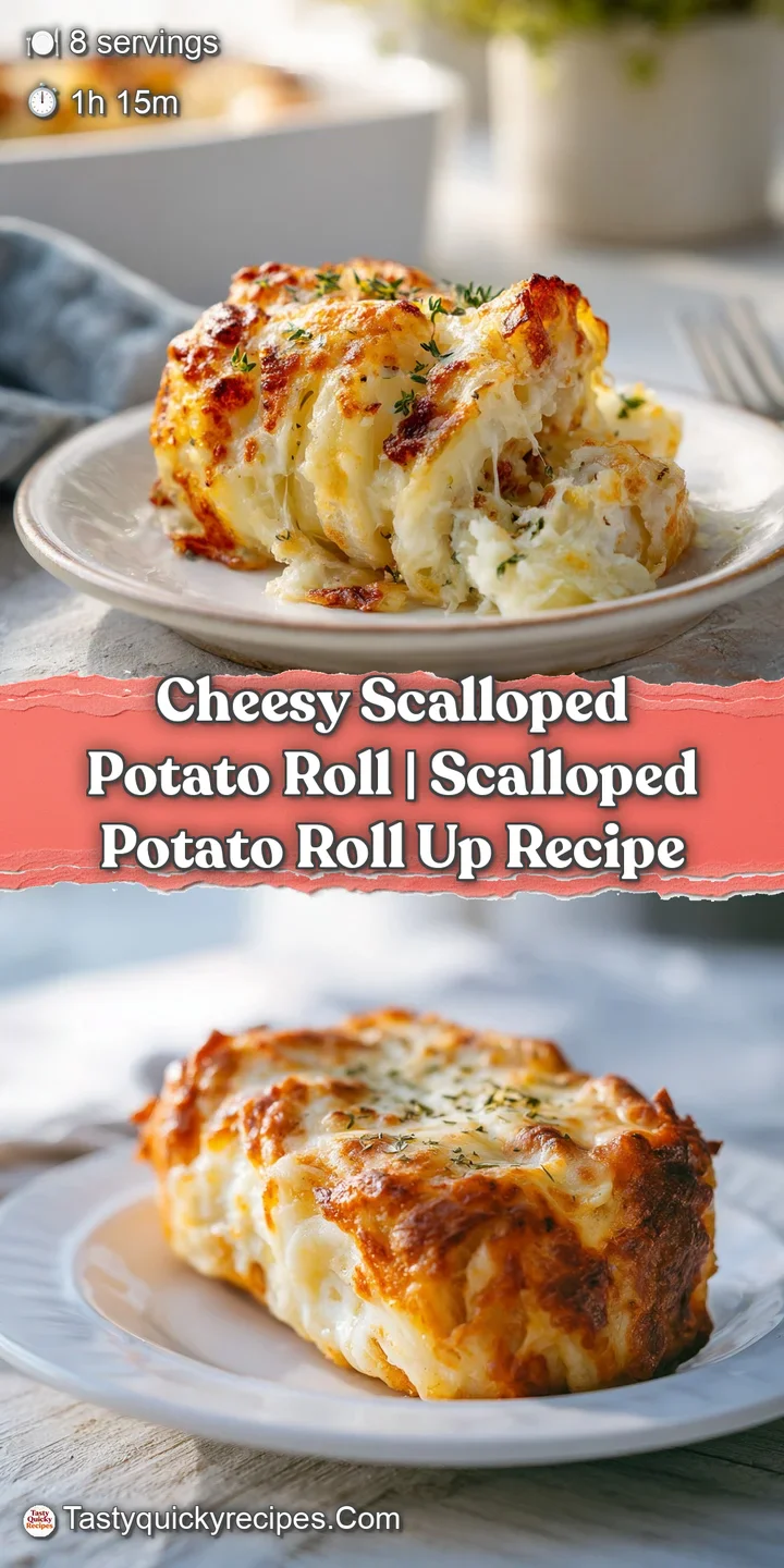 Close-up of a rich, baked potato casserole with a golden, slightly crispy cheese topping.