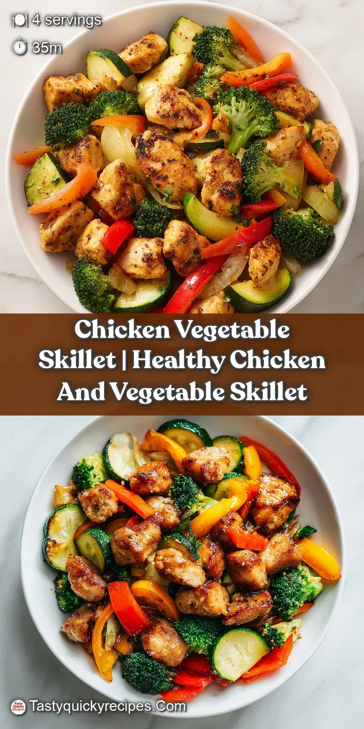 Close-up of juicy, browned chicken chunks and tender-crisp vegetables glistening under warm, soft kitchen lighting.