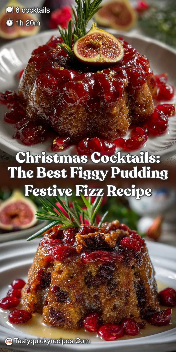 Christmas Cocktails: The Best Figgy Pudding Festive Fizz Recipe