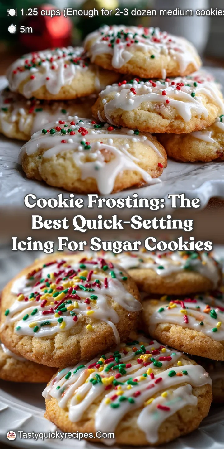 Cookie Frosting: The Best Quick-Setting Icing for Sugar Cookies