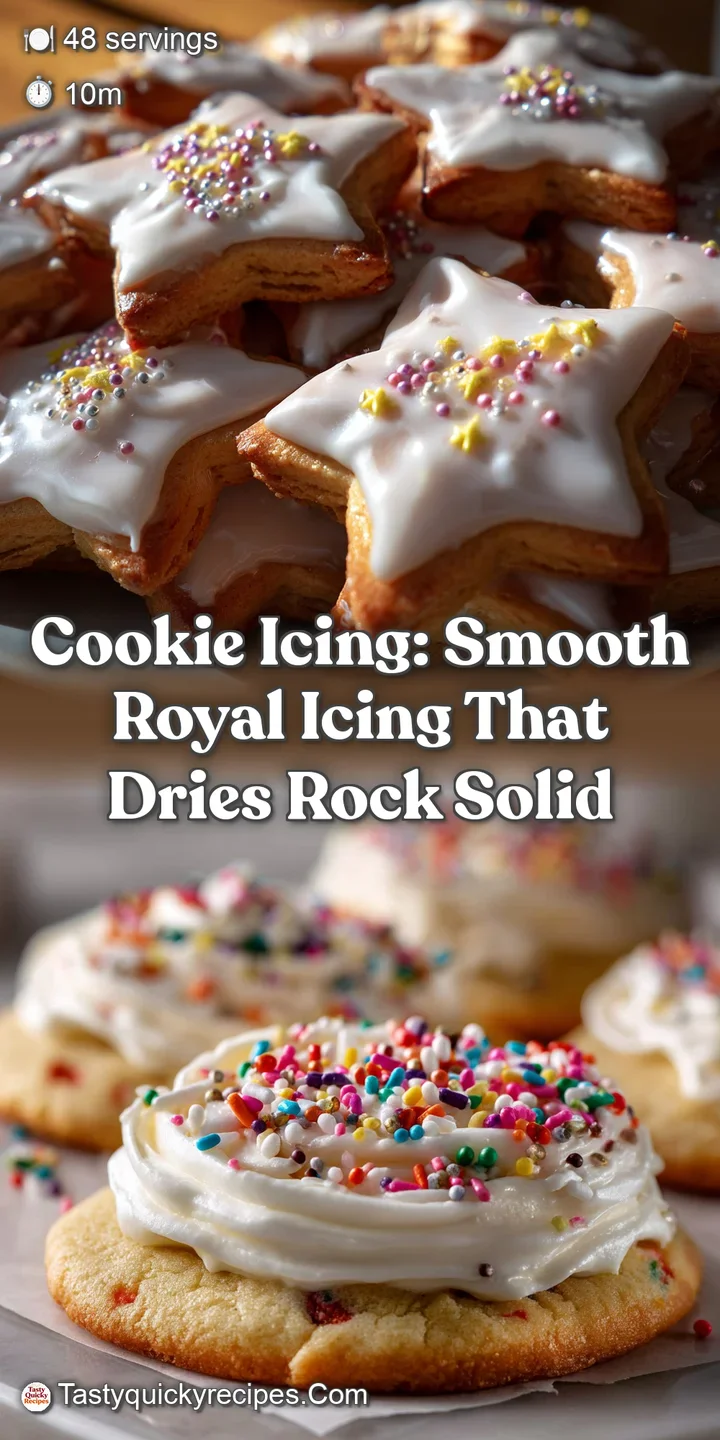 Cookie Icing: Smooth Royal Icing That Dries Rock Solid