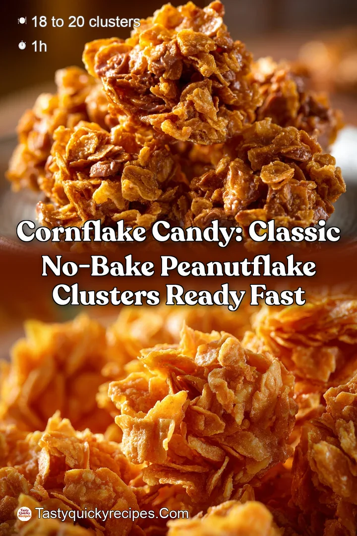 Cornflake Candy: Classic No-Bake Peanutflake Clusters Ready Fast