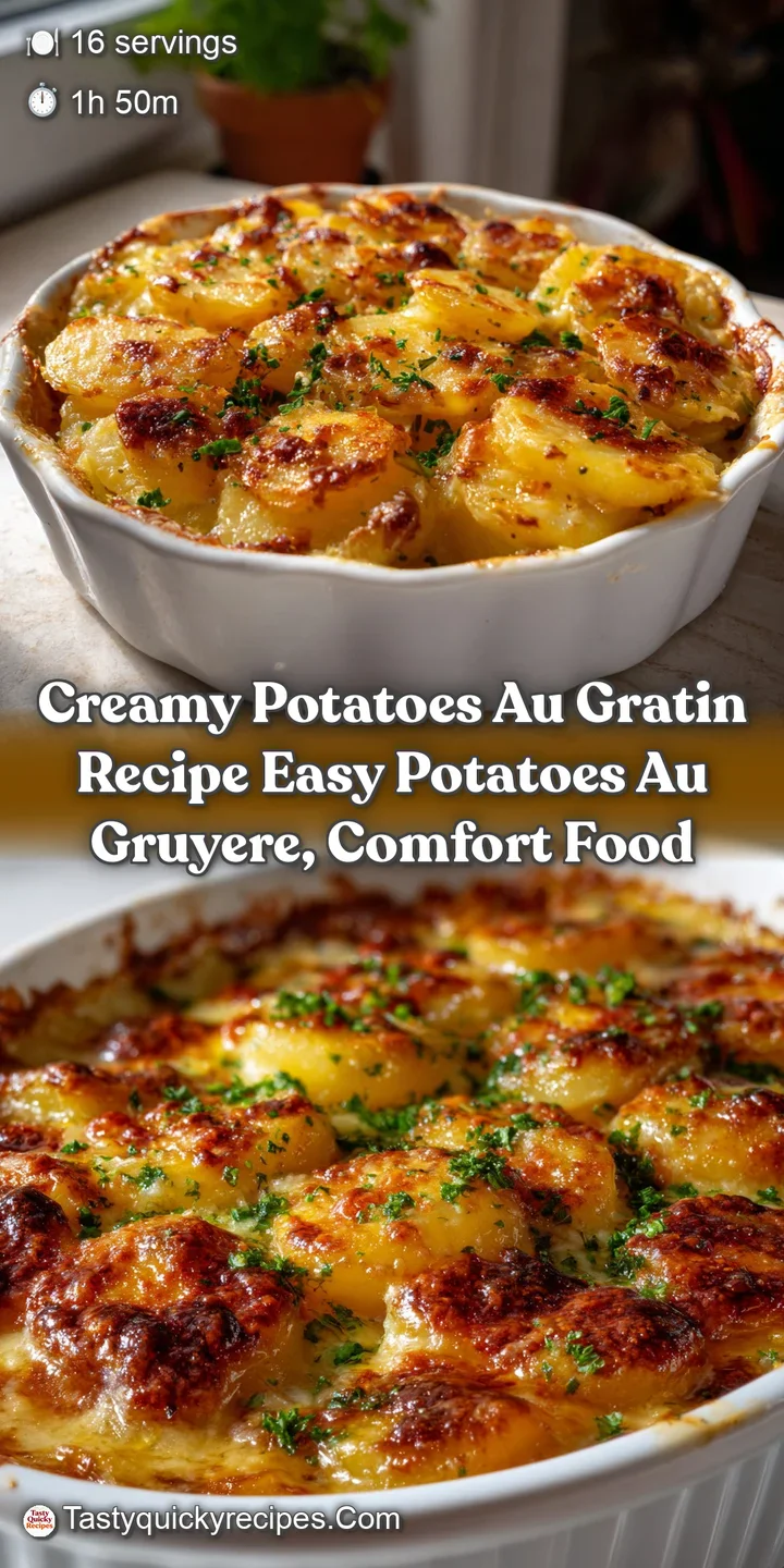 Creamy Potatoes Au Gratin Recipe Easy Potatoes Au Gruyere Comfort Food