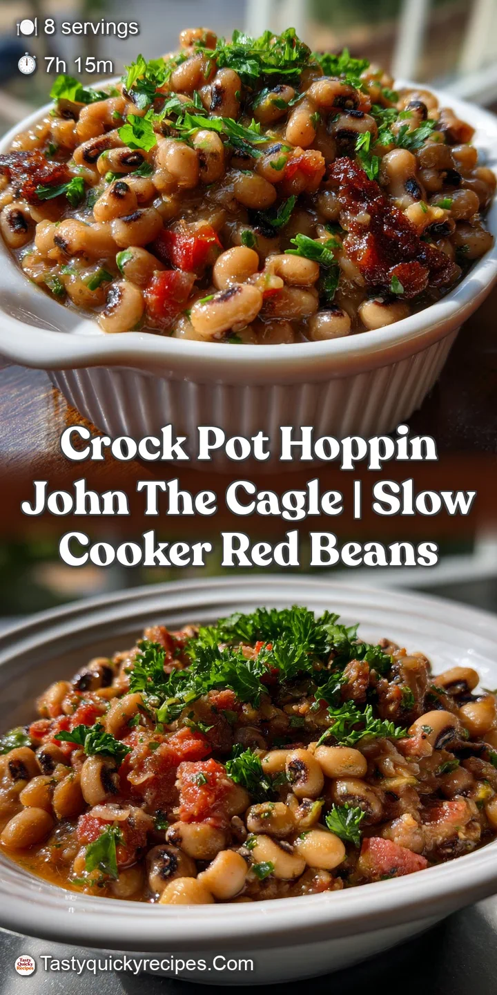 Close-up of the tender black-eyed peas and fluffy rice, with visible smoky ham and a hint of spice. Steaming and inviting ...