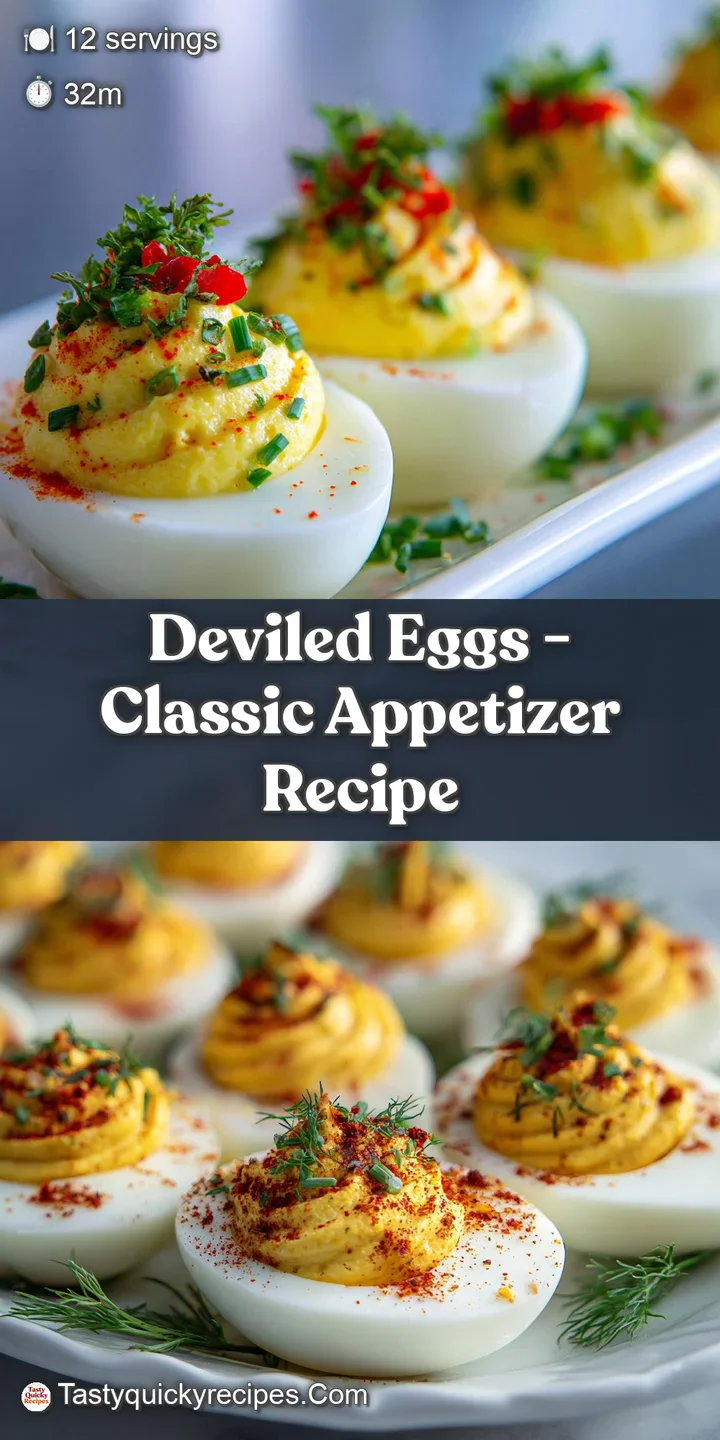 Close-up of a deviled egg's velvety yolk filling, dusted with vibrant paprika, highlighting its creamy, tempting texture.