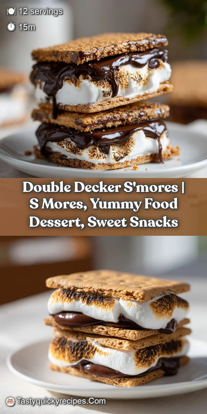 Close-up of a s'more, showing the bubbly, caramelized marshmallow and rich, melted chocolate.