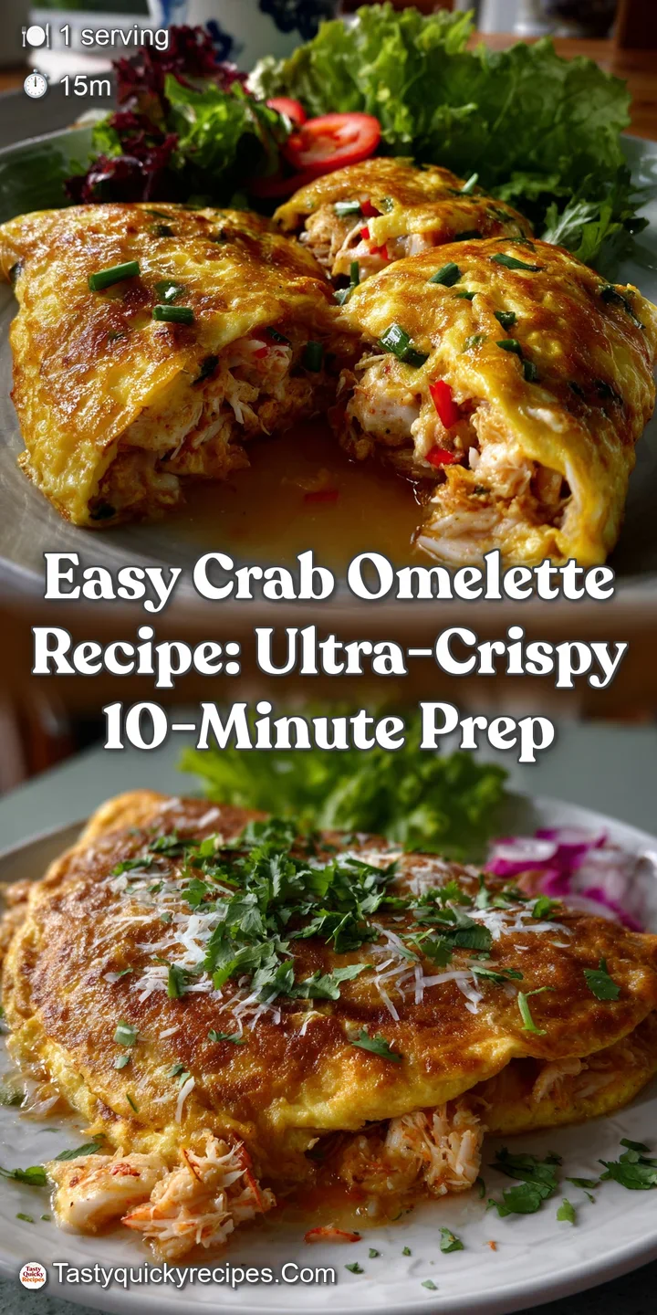 Easy Crab Omelette Recipe: Ultra-Crispy 10-Minute Prep
