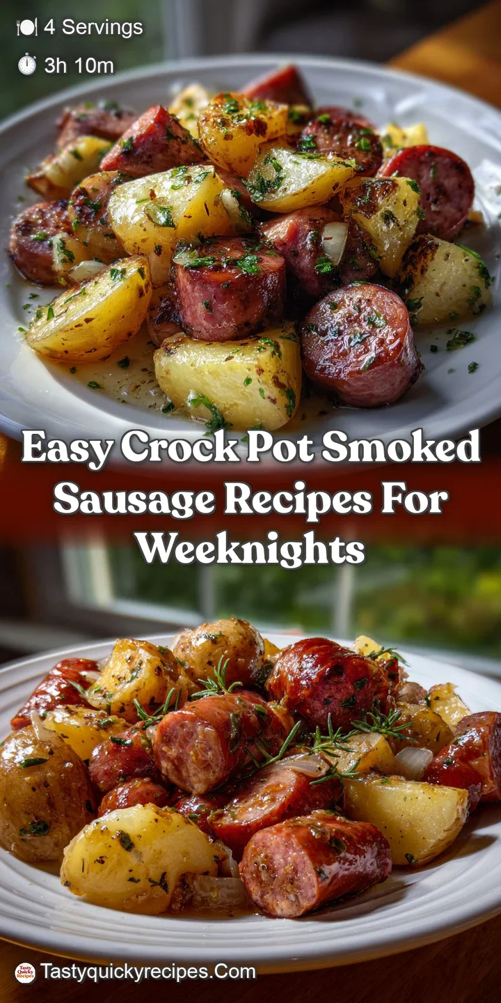 Easy Crock Pot Smoked Sausage Recipes for Weeknights