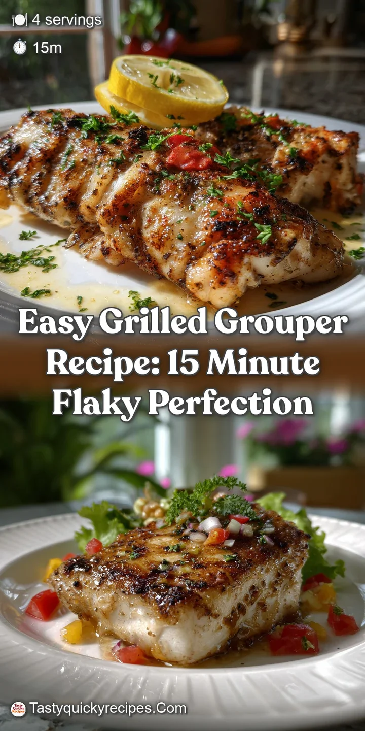 Easy Grilled Grouper Recipe: 15 Minute Flaky Perfection
