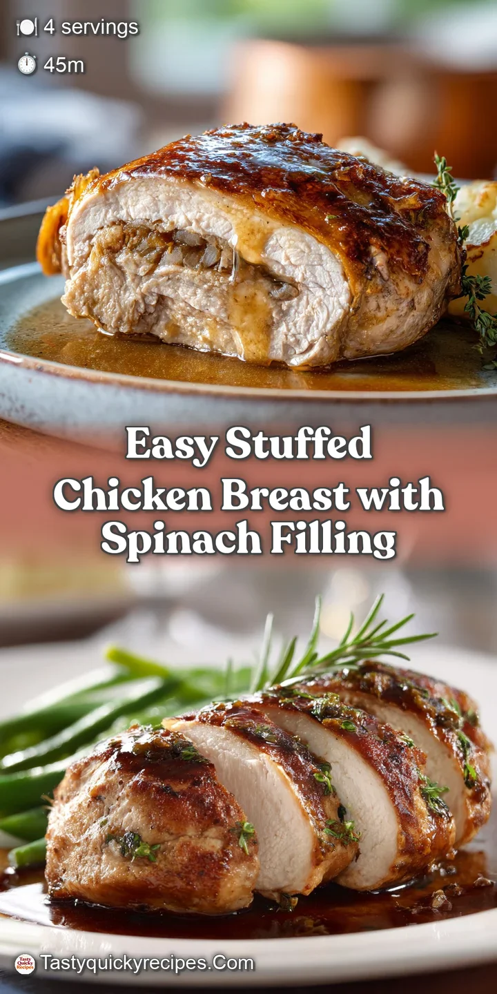 Close-up shot of a stuffed chicken breast: browned crust, oozing cheese, herbs. A tempting glimpse of savory deliciousness...