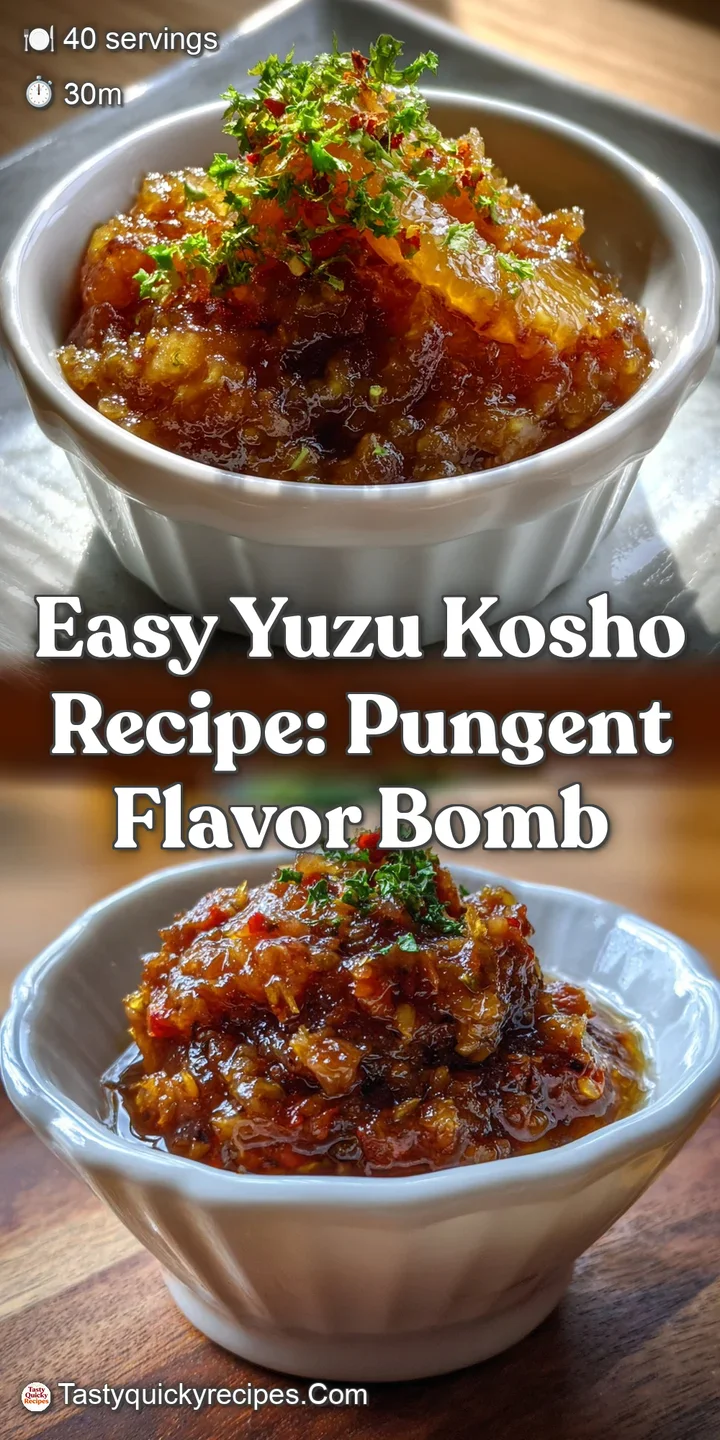 Easy Yuzu Kosho Recipe: Pungent Flavor Bomb