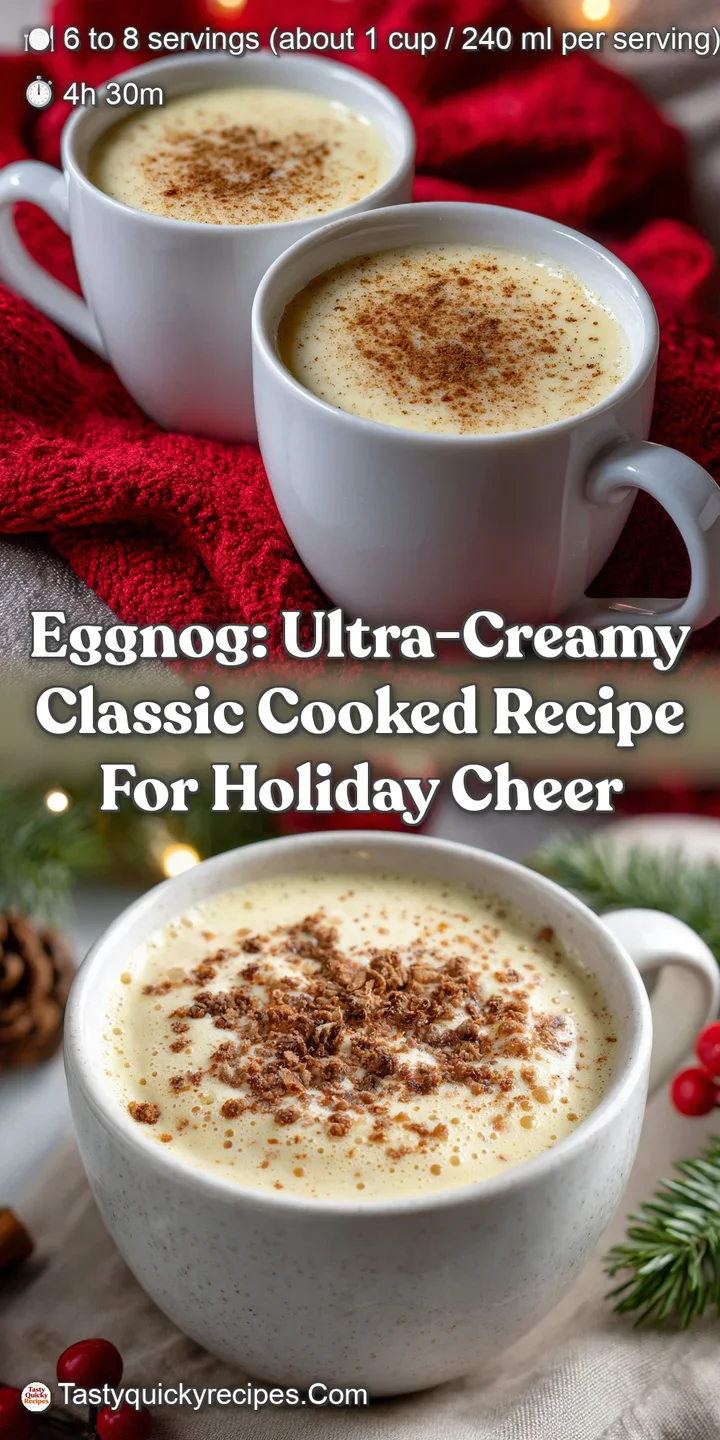 Eggnog: Ultra-Creamy Classic Cooked Recipe for Holiday Cheer