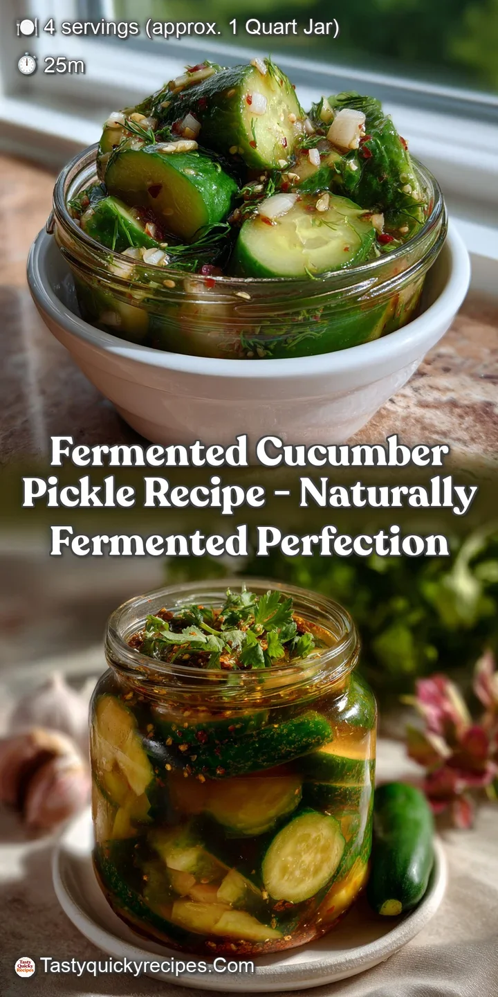 Fermented Cucumber Pickle Recipe - Naturally Fermented Perfection