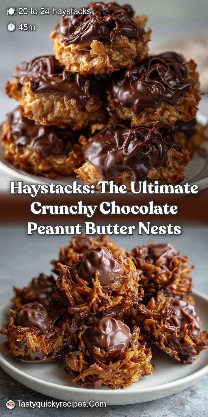 Haystacks: The Ultimate Crunchy Chocolate Peanut Butter Nests
