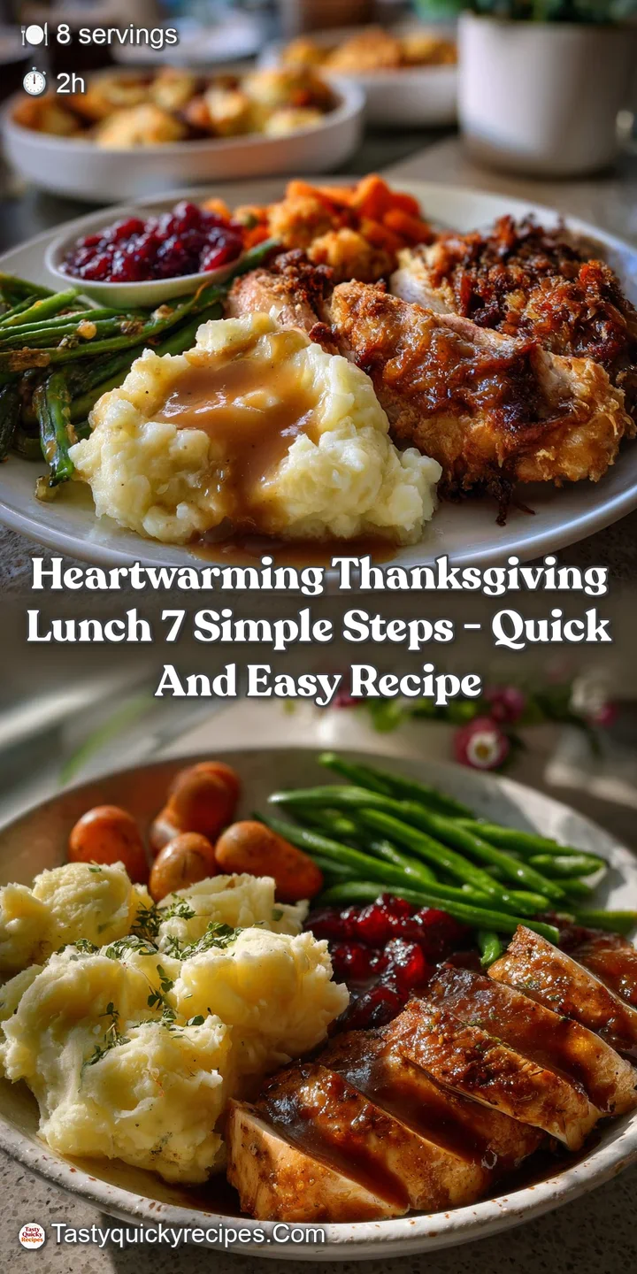 Heartwarming Thanksgiving Lunch 7 Simple Steps - Quick and Easy Recipe